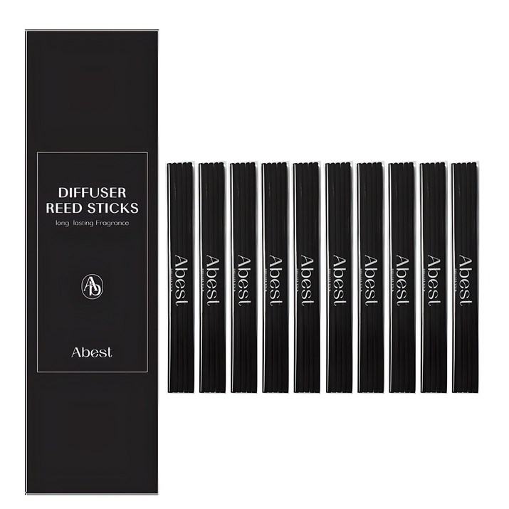 아베스트 디퓨저 섬유스틱 20cm, 50개, 1개, 블랙 아베스트 디퓨저 섬유스틱 20cm, 50개, 1개, 블랙