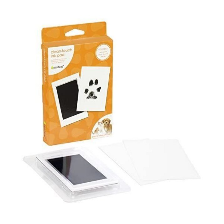Pearhead 소형 애완 동물 발 인쇄 클린 터치 잉크 패드 및 임프린트 카드, 소형 고양이 또는 개, 애완 동물 소유자 선물, DIY Keepsake Pawprint Maker 7311239830