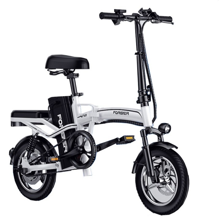 접이식 전기 자전거 리튬배터리 초경량자전거 출퇴근용 탈착식배터리, 베이직 버전 32-60km, 48V 6528515415