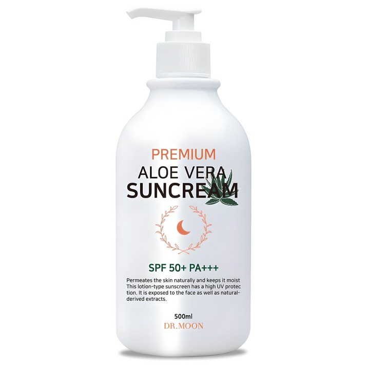 DRMOON 프리미엄 알로에베라 선크림 SPF50 PA, 500ml, 1개