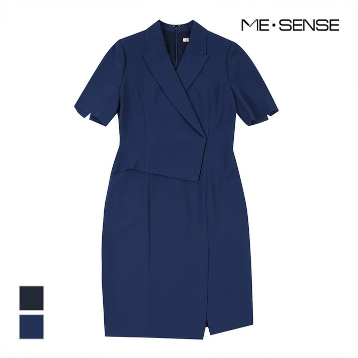 미센스 테일러드카라 반팔원피스MB35OPM119A