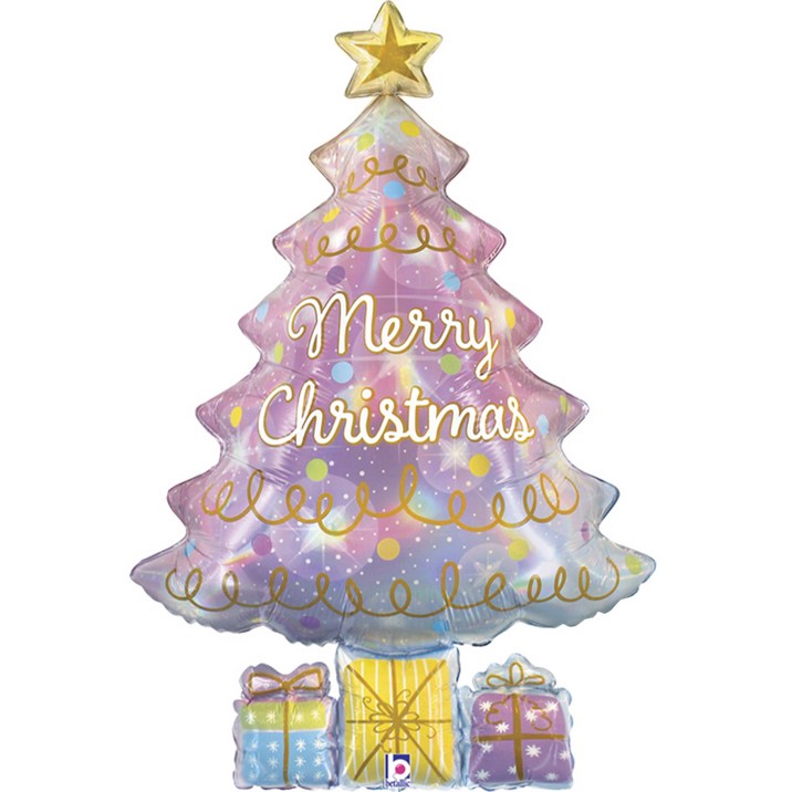 그라보벌룬 은박 오팔 크리스마스트리, 혼합색상, 1개 6091284511