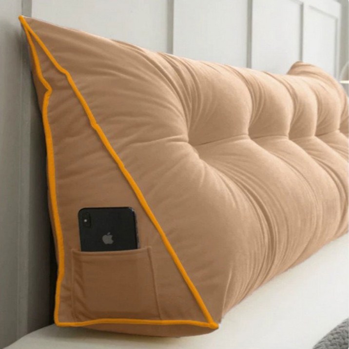 봄날애 부드러운 삼각형 침실 등받이 소파 쿠션