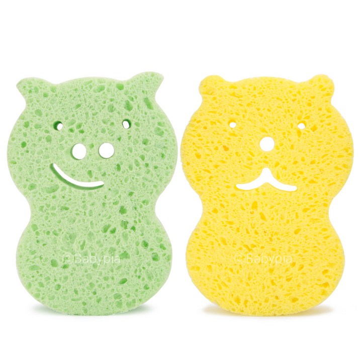 예꼬맘 순식물성 유아 목욕 스펀지