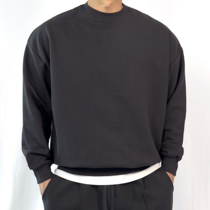 PACIENCIA 무지 오버핏 맨투맨