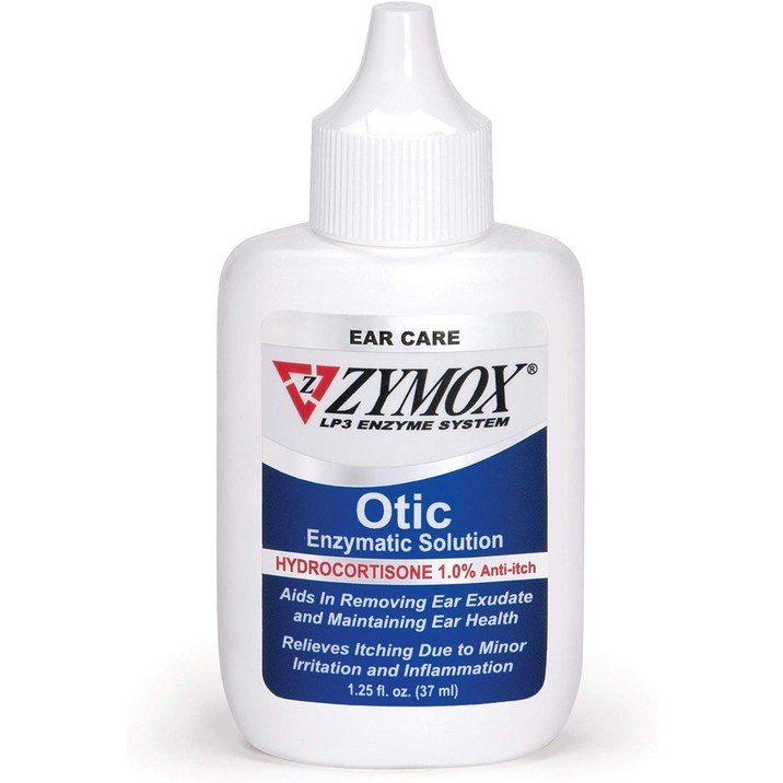 자이목스 블루 오틱 1 Hydrocortisone 가려운 귀 세정제 강아지 고양이