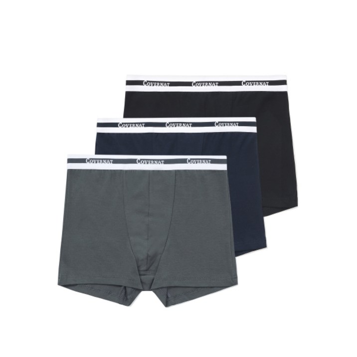 커버낫 본사에센셜 쿨 코튼 2PACK 티셔츠 블랙