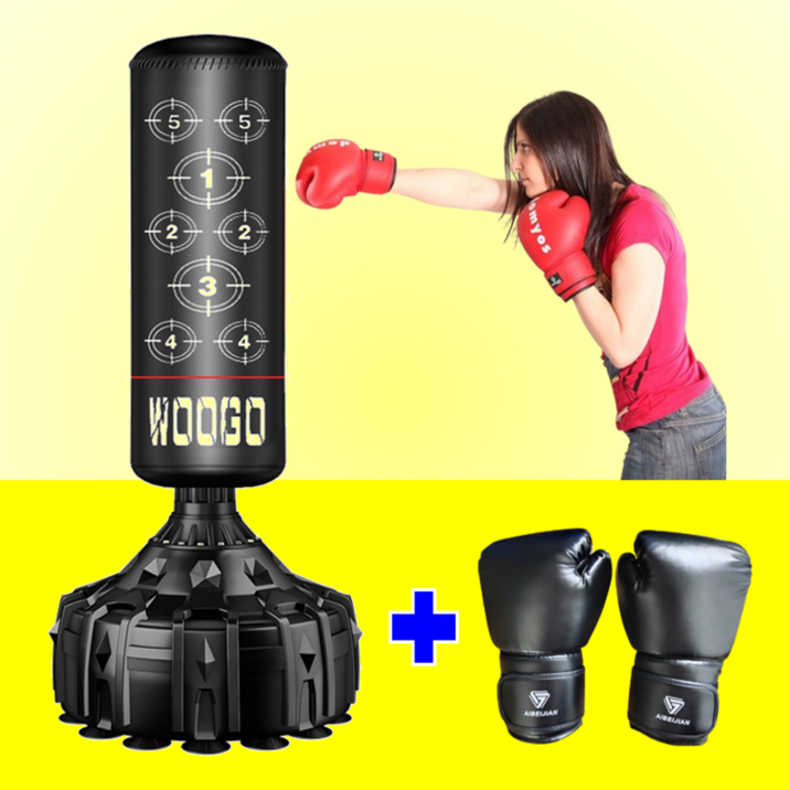 샌드백 복싱 권투 가정용 스탠딩 체육관 이종 격투기 기본형 170cm 원통형