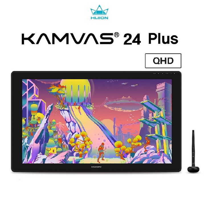 휴이온 KAMVAS 24 PLUS (2.5K) 24인치 QHD액정타블렛, Black 7600433642