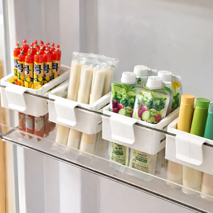 펄픽스 깔끔한 냉장고 정리 트레이 도어 포켓