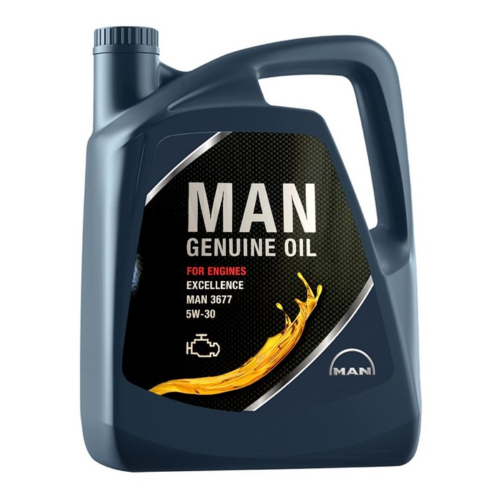 MAN EXCELLENCE 3677 5W30 5L 만순정엔진오일, 1개, MAN 3677 5W30 5L, 5w30