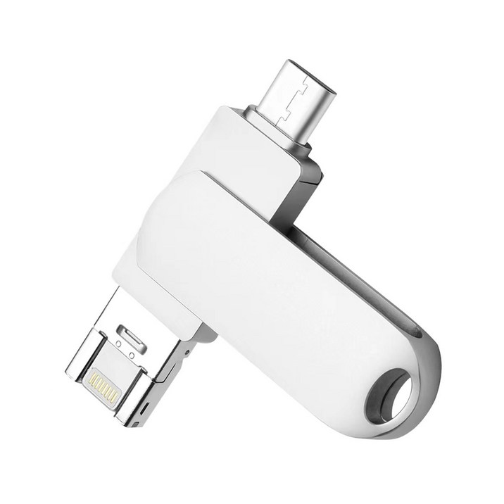 4 IN1  핸드폰  OTG 아이폰 USB 3.0 데이터 전송 일체형 회전  외장메모리