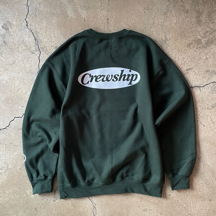 GLIDE SWEATSHIRT 기모 스웨트 맨투맨 포레스트 그린 오버핏 USA핏