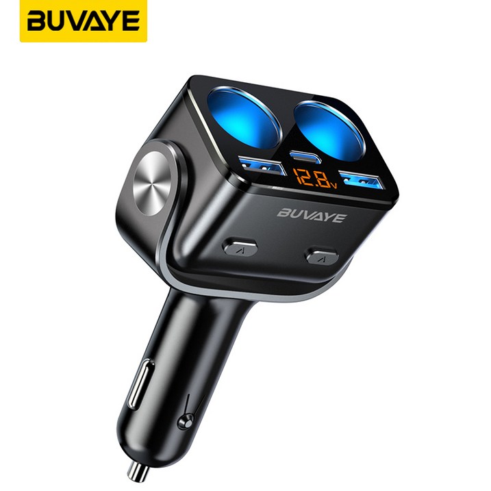 BUVAYE 차량용 QC3.0 다기능 충전기 점연기 듀얼잭 Y34, Y34Q BUVAYE 차량용 QC3.0 다기능 충전기 점연기 듀얼잭 Y34, Y34Q