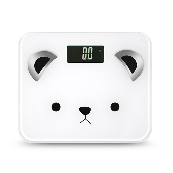 힐링큐 스마트 체중계 곰 HQS1000, HQS1000, 화이트 힐링큐 스마트 체중계 곰 HQS1000, HQS1000, 화이트