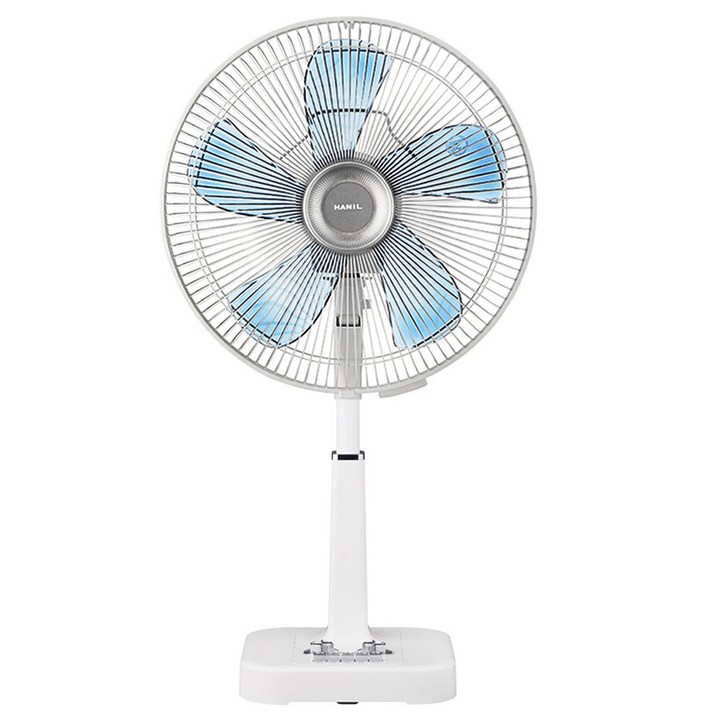 한일전기 레트로 빈티지 기계식 선풍기 심플화이트 크롬가드 35cm REF481