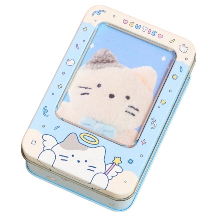 모던하우스 버터샵 포토카드 틴케이스, 엔젤 밀크캣, 1개