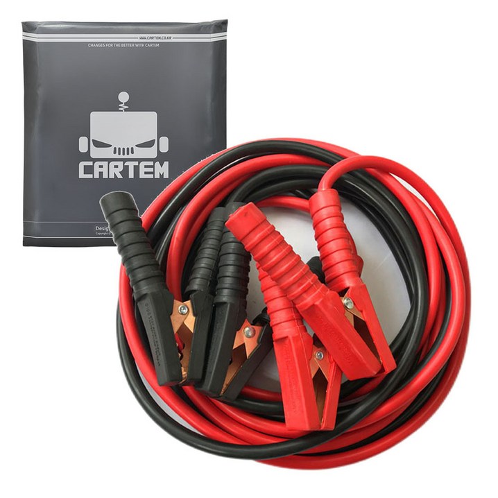 카템 자동차 배터리 점프 케이블 2000AMP