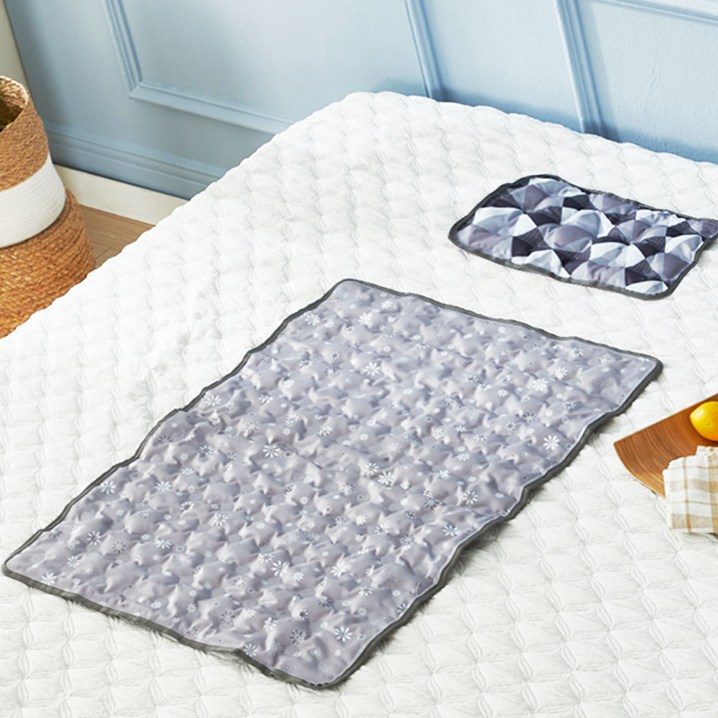 꼼띠아 양면 쿨매트 중형 싱글세트