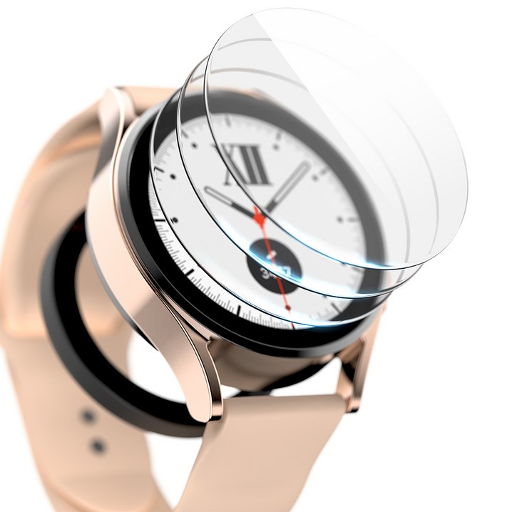 구스페리 갤럭시워치 9H 고강도 풀커버 강화유리 액정보호필름 42mm 3개 세트, 단일색상