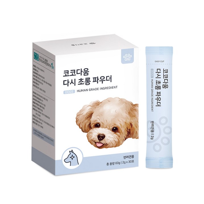 코코다움 강아지 다시 초롱 파우더 영양제 30p 코코다움 강아지 다시 초롱 파우더 영양제 30p