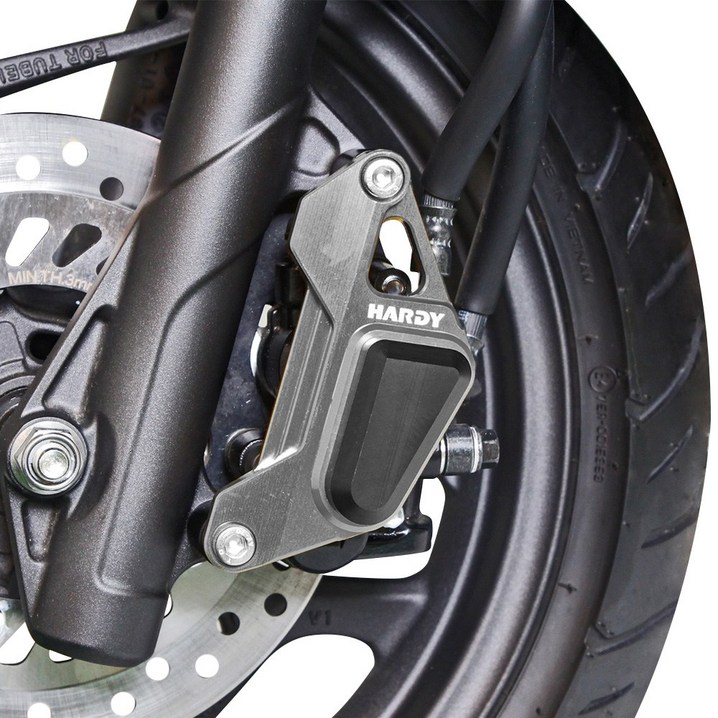 하디 혼다 PCX125 2015년2024년 전용 튜닝 프론트 캘리퍼가드, 1개, 골드