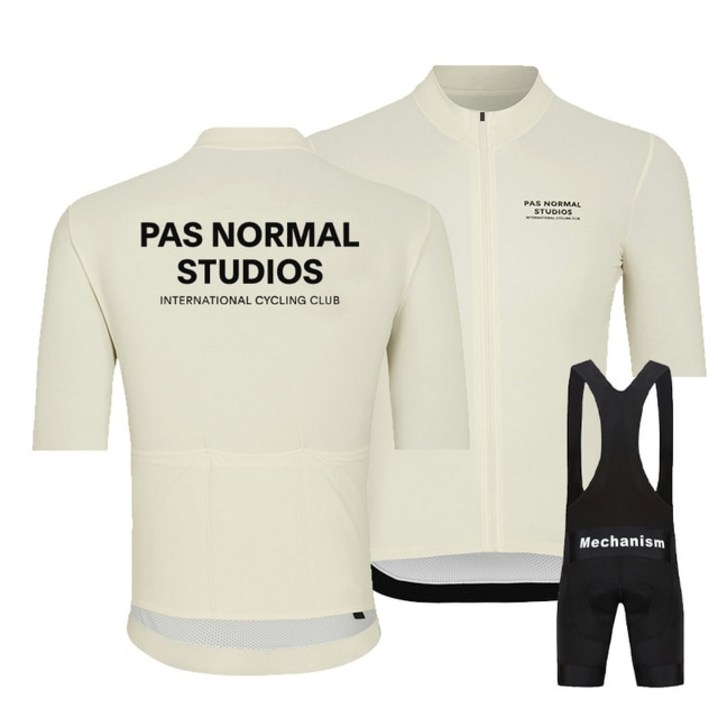 파스노말스튜디오빕숏 PNS 시클리스모 여름 반팔 저 PAS 노멀 스튜디오 사이클링 의류 통기성 Maillot 세트