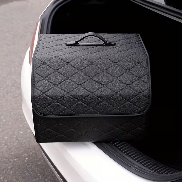 아망디에 프리미엄 차량용 트렁크 정리함 접이식 수납함 손잡이형