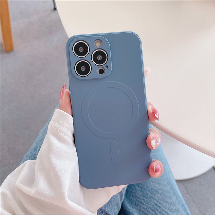 BROOK 소프트 Liquid TPU 실리콘 멕세이프 심플플디자인 아이폰 케이스
