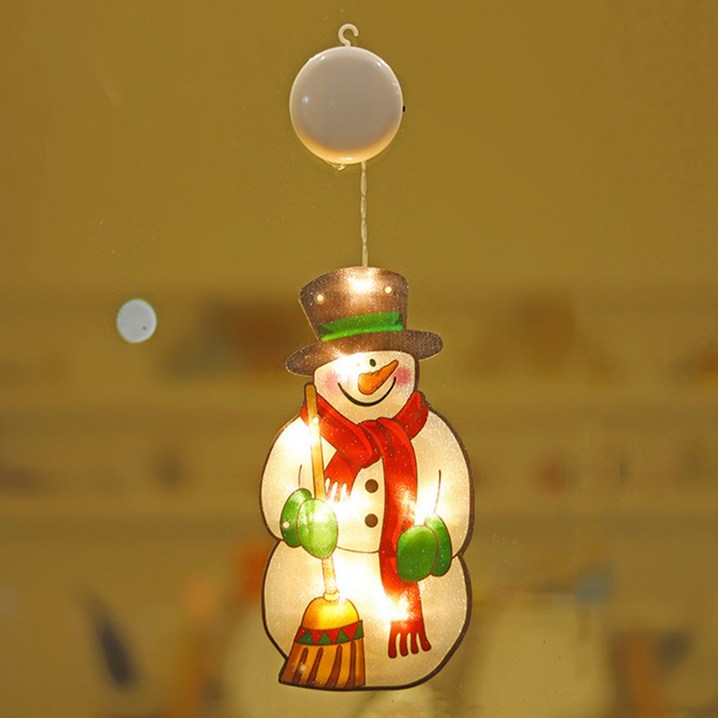크리스마스 장식등 등창 걸이 장식등 쇼윈도 매장 LED 흡반등 소등