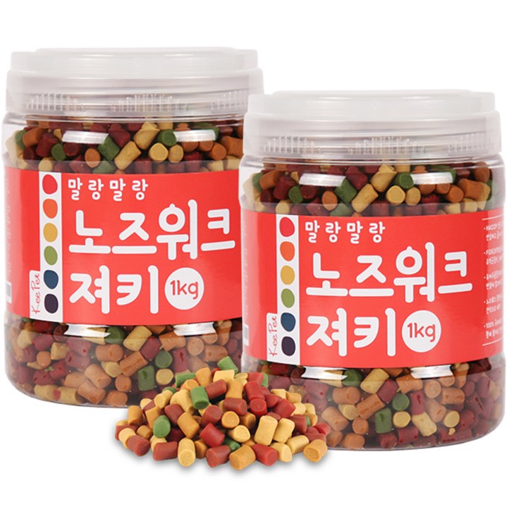 킵펫 말랑말랑 노즈워크 져키 강아지 간식