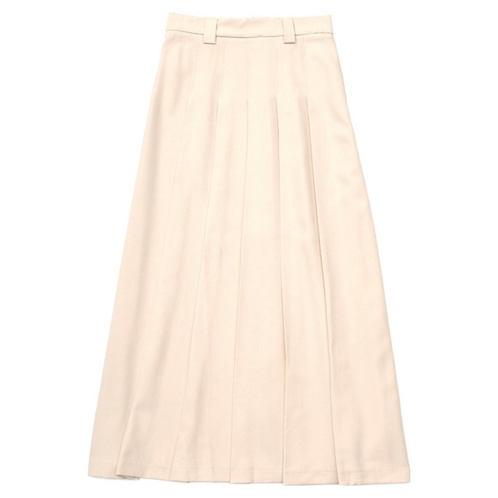 라라온 플리츠 롱 뒷밴딩 치마 TSP3018