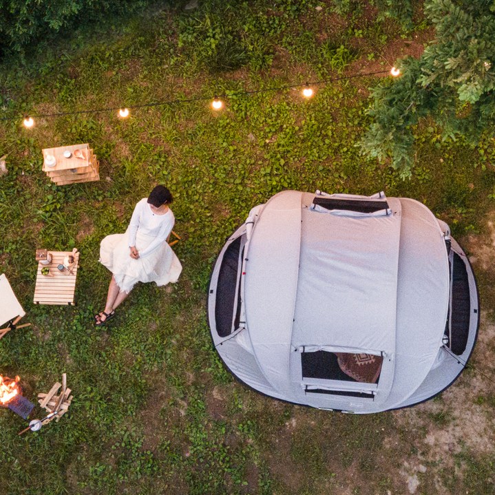 아이두젠 마운트프로 노바 원터치 팝업 텐트, 애쉬그레이, 4~5인용