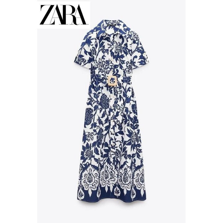 자라 신상 벨트 프린트 원피스 zara 여름 세일