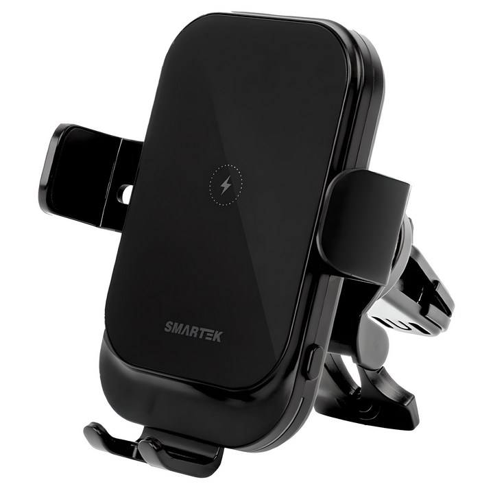 스마텍 차량용 무선 고속 충전거치대 STCD350, 블랙, STCD350