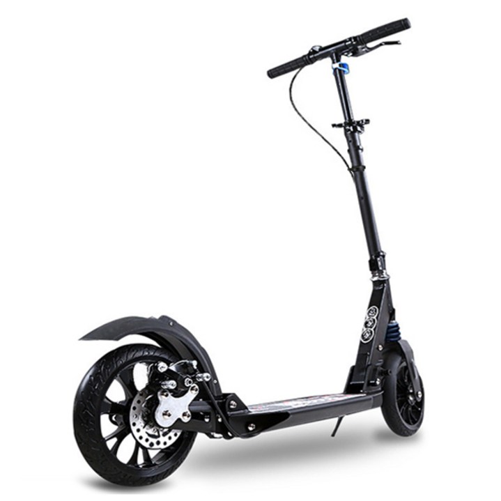 오르고 초등학생 킥보드 성인 접이식 LED V2, 오르고V2블랙, 1개