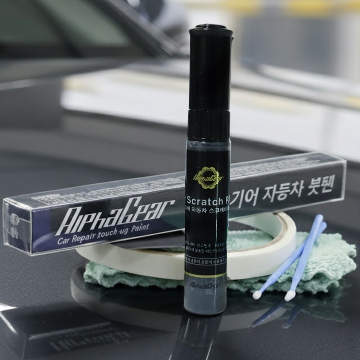 알파기어 SM5 노바 붓펜 NBE 네오블랙 카 페인트 차량용 자동차 셀프 도색 기스제거, SM5 노바 NBE+사은품, 1개