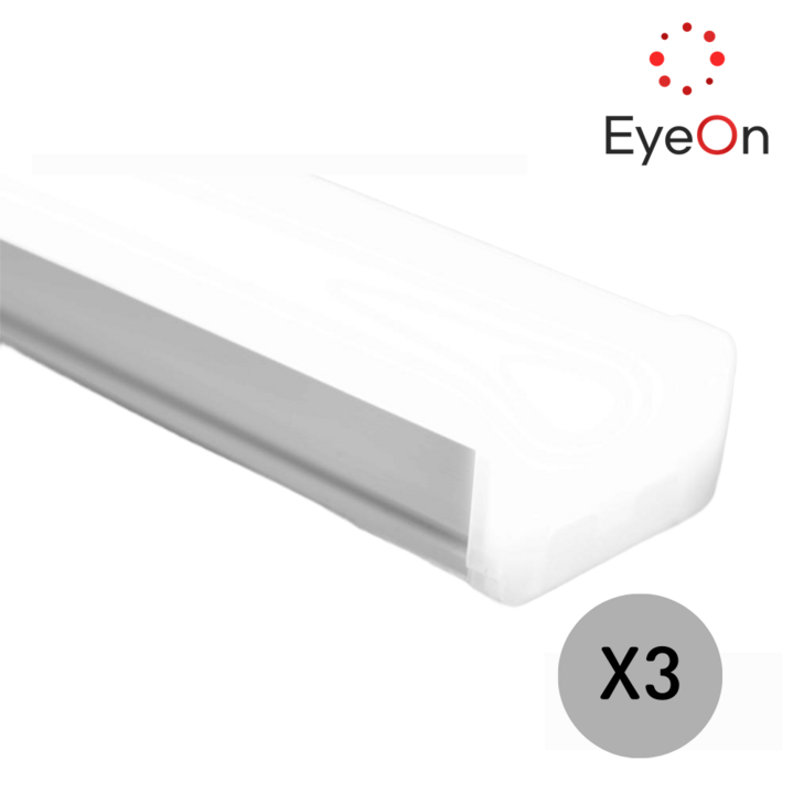 아이온 AS2년 주차장등 60W 1200mm 아주밝음100lmW 일자등 멀티등 형광등 주광색6500K, 3개