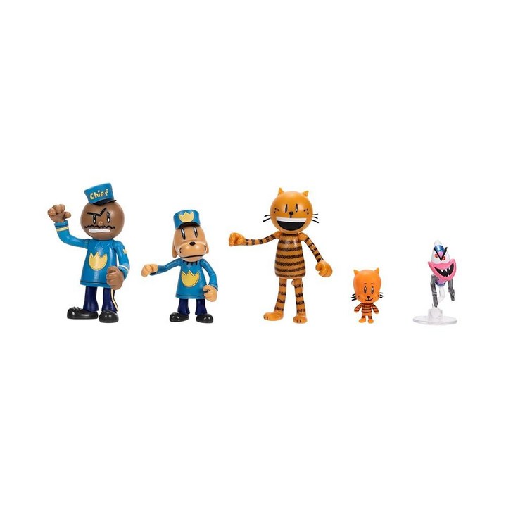 Dog Man 영화 액션 피규어 멀티팩 세트, 6.4cm(2.5인치) 스케일 피규어 포함 - The Dog Man Movie Toys, Lil Petey, Petey, Chie