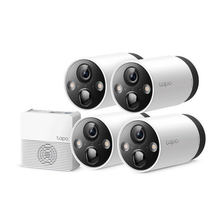 티피링크 Tapo C420S4 무선CCTV 와이파이 카메라4대 400만화소 배터리+허브+샌디스크 128G SD카드