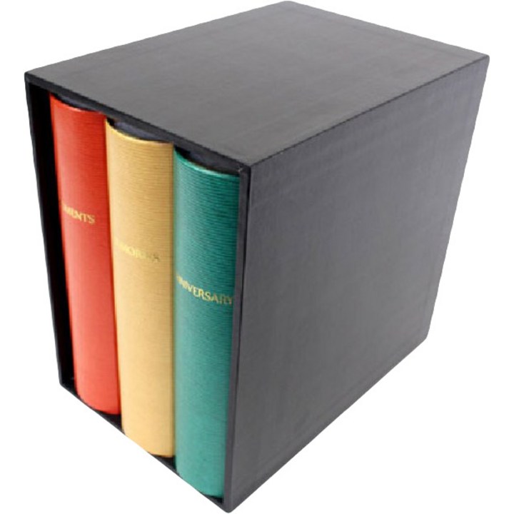 드림산업 LV 2단 포켓앨범 세트, 주황, 노랑, 초록, 50매