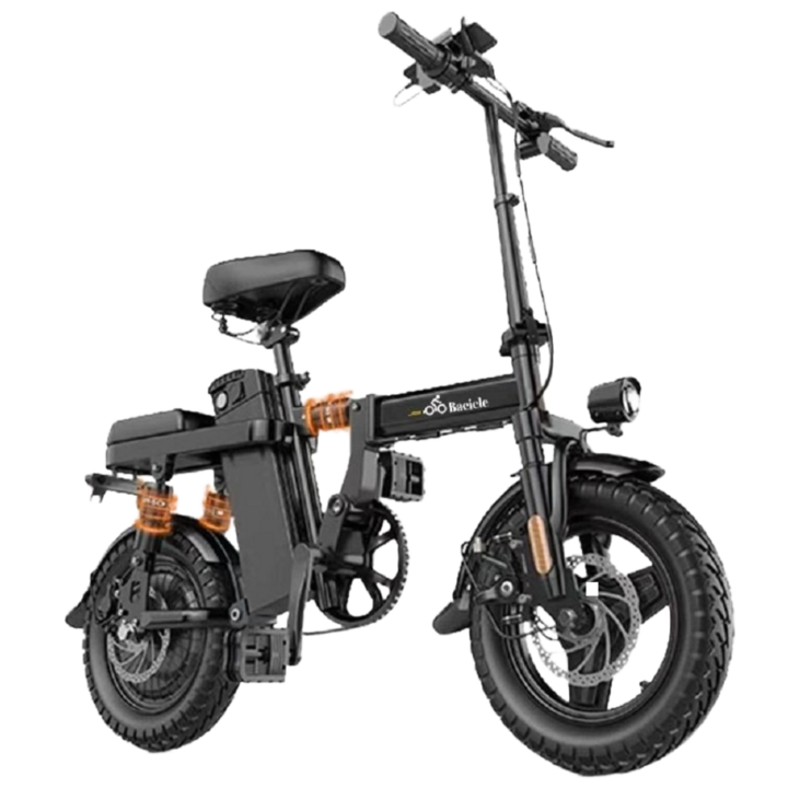Bacicle 전기자전거 자토바이 접이식 전동 바이크 48V 고출력 모터 경량 배달, 9. 고급형25Ah85km 고탄소강, 알루미늄 합금