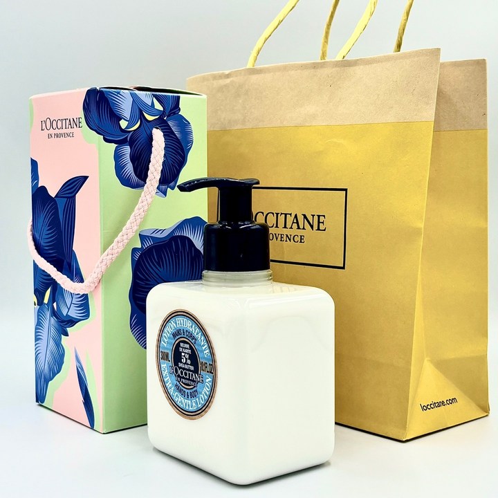 백화점 정품 록시땅 바디로션 300ml 시어버터 핸드 앤 바디 로션 300ML 선물포장 쇼핑백 국내배송 빠른배송
