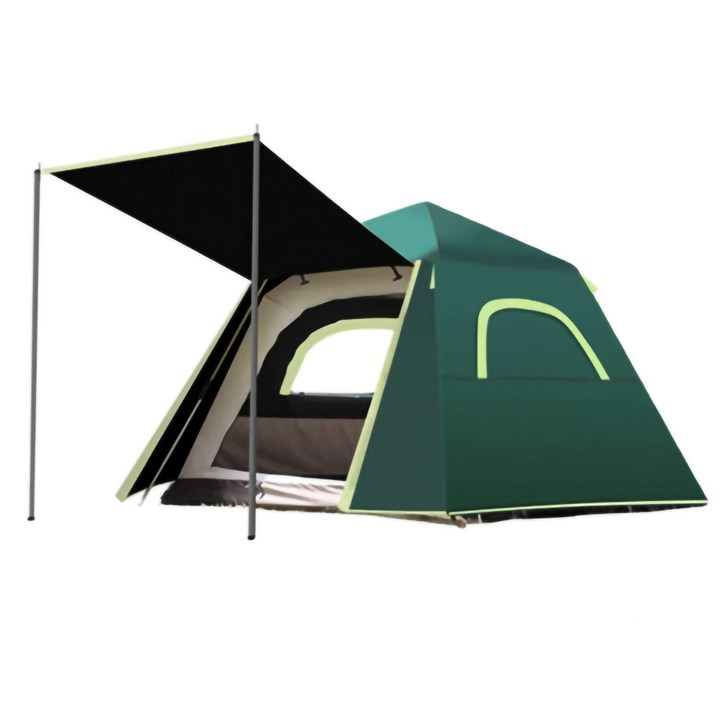 YEAR COLOR 야외 캠핑 원터치 텐트 자외선 차단 3-4인용