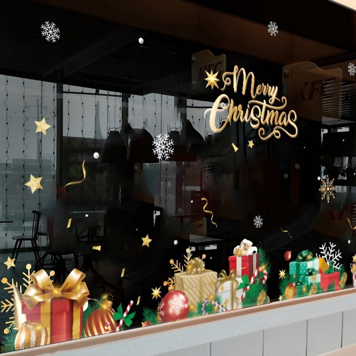 루미시에르 크리스마스 정전기 스티커 유리창 쇼윈도 데코 트리 인테리어