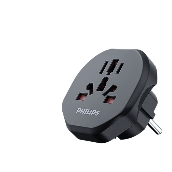 필립스PHILIPS 여행용 소켓 다기능 변환 플러그 변환기 돼지코