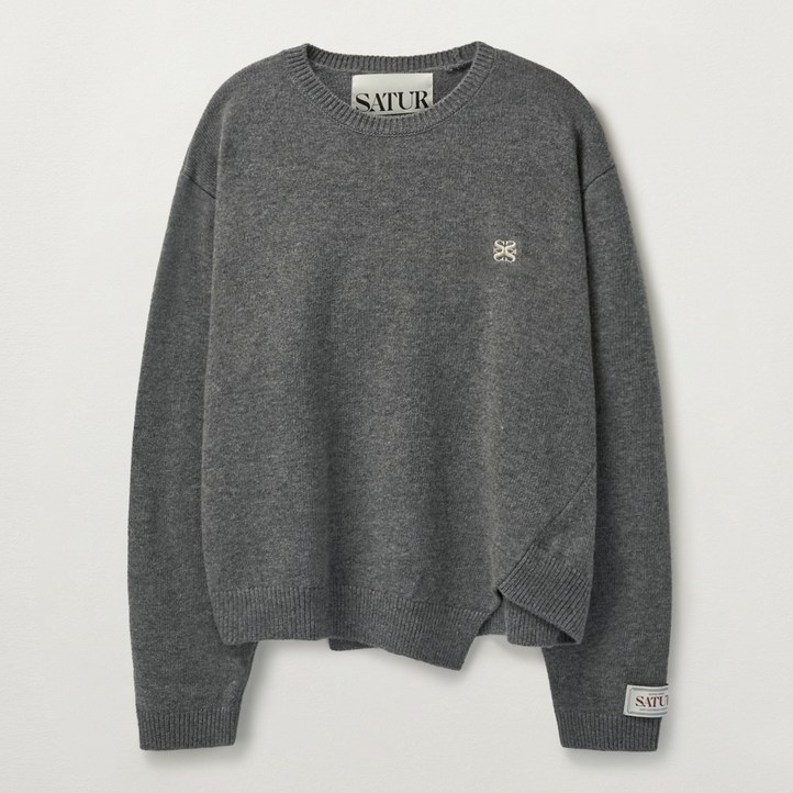 세터 남녀공용 더블린 언발란스 캐시미어 블렌드 니트