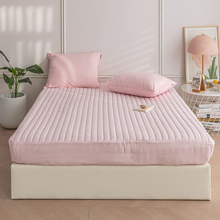 바자르 마카롱 먼지없는 토퍼형 누빔 매트리스커버