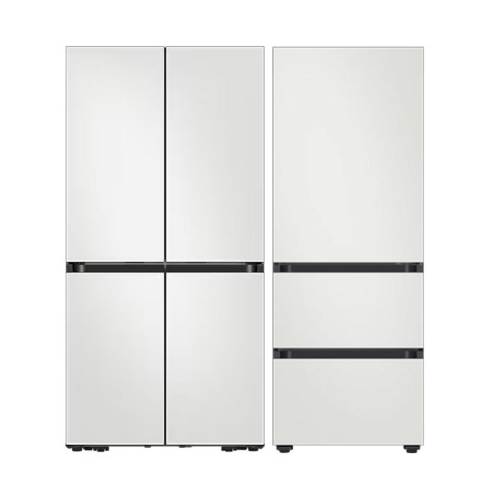삼성 비스포크 냉장고 김치냉장고 세트 코타화이트 RF60DB9KF201RQ33DB74D201