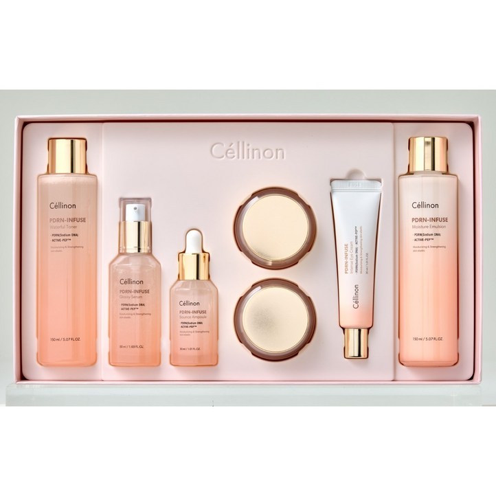 셀트리온스킨큐어 셀트리온 셀린온 피디알엔 PDRN 인퓨즈 스킨케어 7종세트증정